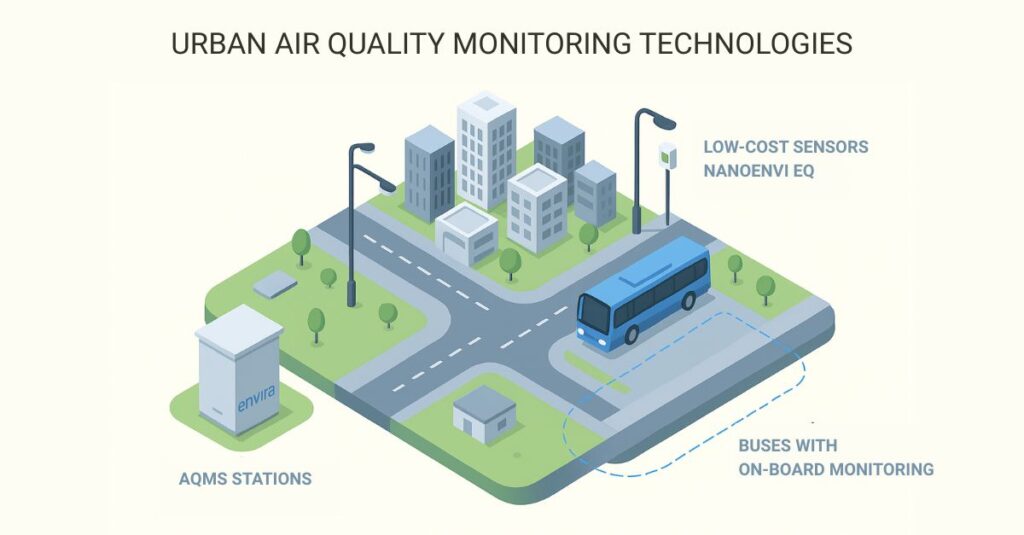 Urban Air Quality monitoring technologies