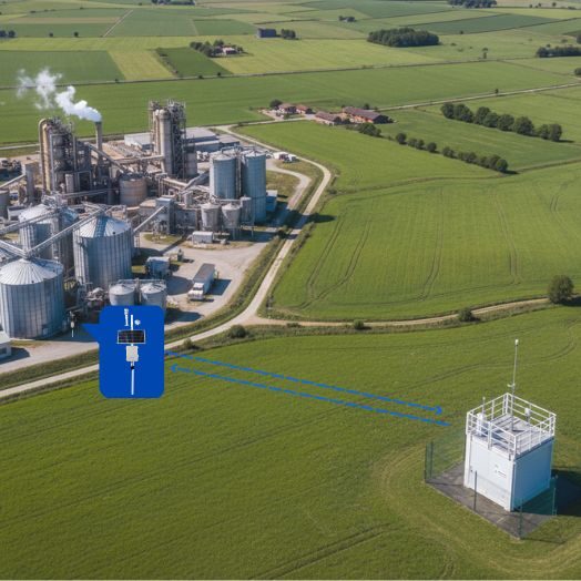 Calibración remota de sensores electroquímicos frente a estaciones fijas de referencia